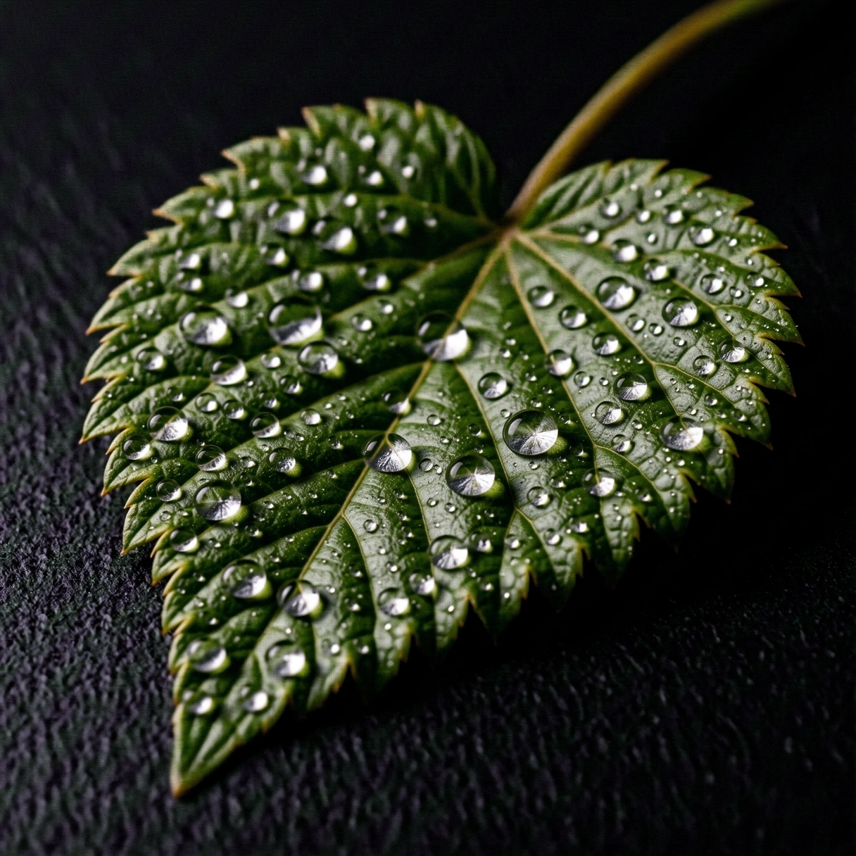 Botanical precision detail